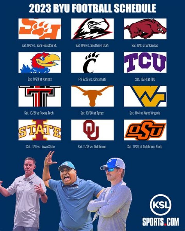 2023 BYU Football Schedule | College Football Network