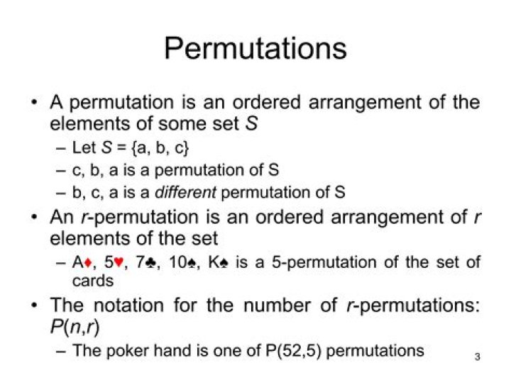 63 Permutations of 3