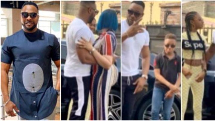 Actor Bolanle Ninalowo shares adorable video with his wife and kids