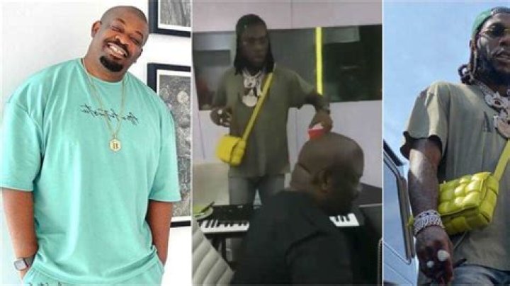 Another banger: Nigerians Gush as Video Showing Don Jazzy and Burna Boy in Studio Emerges Online
