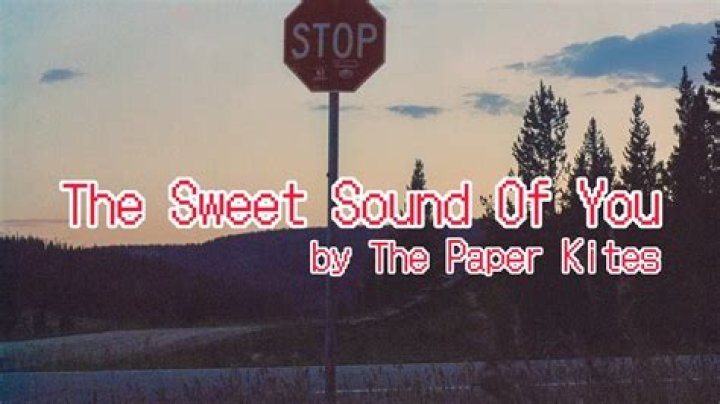 Lyrics & Translations of The Sweet Sound Of You by The Paper Kites