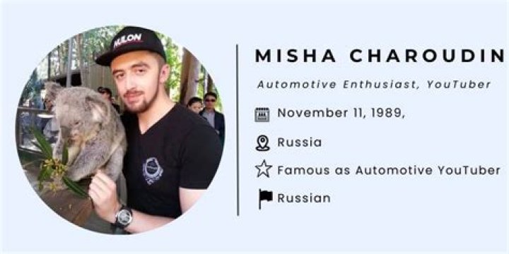 Misha Charoudin – YouTuber | Net Worth, Age, Bio, Wiki, Career, Family, Nationality, Ethnicity, Partner, Photos And Facts