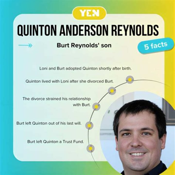 Quinton Anderson Reynolds' biography: who is Burt Reynolds’ son?