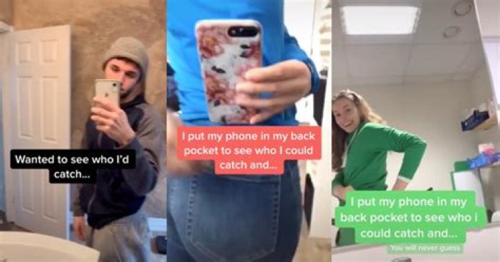 TikTok’s “Phone in Your Back Pocket” Challenge Catches Wandering Eyes